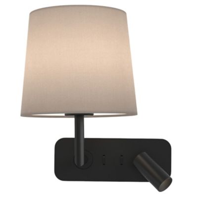 Side by Side Wall Sconce with Drum Shade