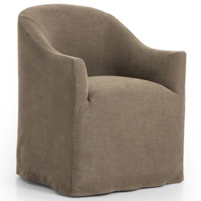Cove Dining Chair With Casters, Set of 2