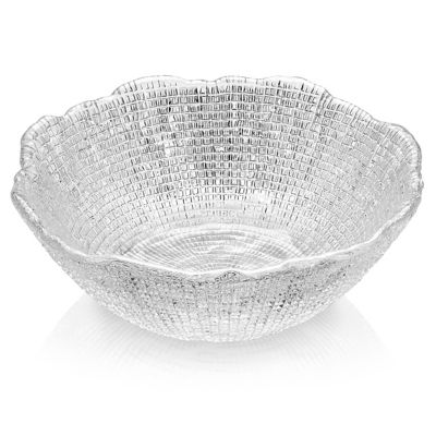 Diamante Transparent Salad Bowl, Set of 4