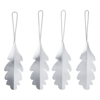 Oak Leaf Ornaments, Set of 8
