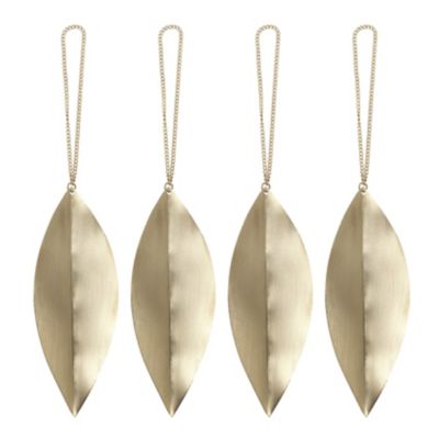 Leaf Ornament, Set of 4