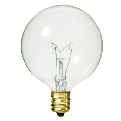 25W 120V G16 1/2 E12 Clear Bulb 6-Pack by Bulbrite at Lumens.com