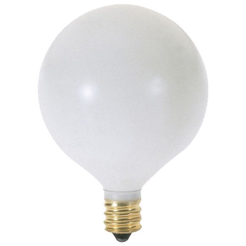 15W 120V G16 1/2 E12 White Bulb 6-Pack