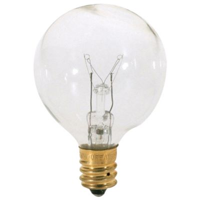 25W 120V G12 E12 Clear Bulb 6-Pack