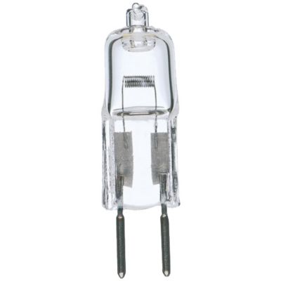 50W 12V T4 GY6.35 Halogen Clear Bulb 2-Pack