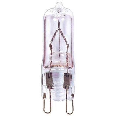 Ampoule halogène de type JDC transparente de 20W G9 T4