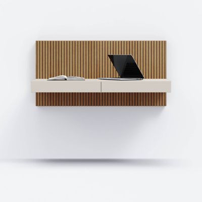 Ala Desk with Gromet and LED Lighting