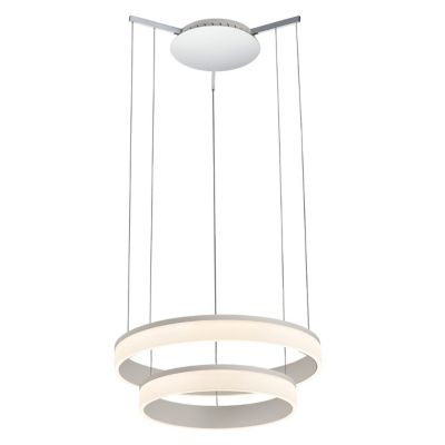 Halo LED 2-Tier Chandelier