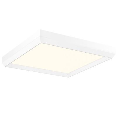Skylight LED Square Flushmount (Matte White|14 In)-OPEN BOX