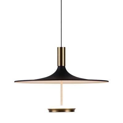 PageOne PP121607-AB/OBB Ballet LED 20 inch Antique Brass and Onyx Black Pendant Ceiling Light