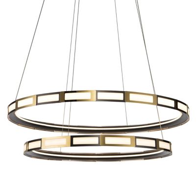 Equator LED Double Ring Pendant