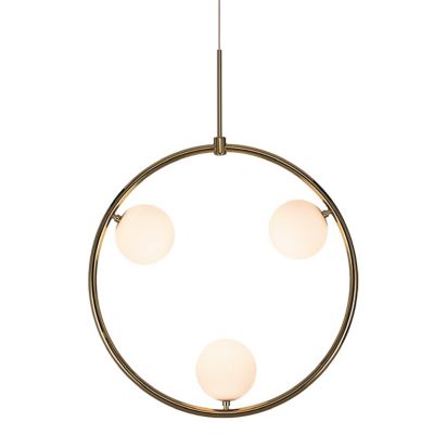 Pearl LED Vertical Ring Pendant