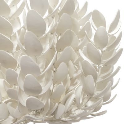 Shown in White finish, Detail view