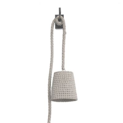 Green Oaks Plug-In Wall Sconce (White Sand) - OPEN BOX