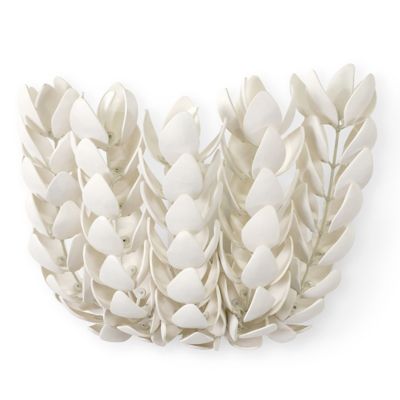 Coco Magnolia Sconce (White) - OPEN BOX