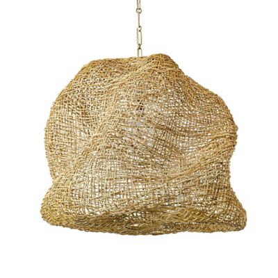 Andorra Wicker Pendant (Natural|Large) - OPEN BOX
