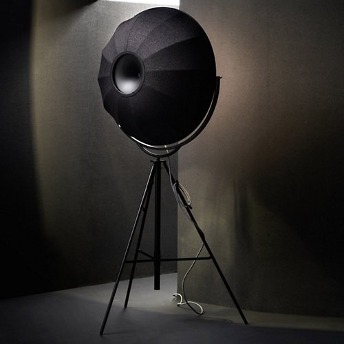 Fortuny Rubelli Floor Lamp (Black with Bronze/LED)-OPEN BOX