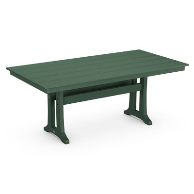 Farmhouse Trestle Outdoor Dining Table