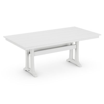 Farmhouse Trestle Outdoor Dining Table