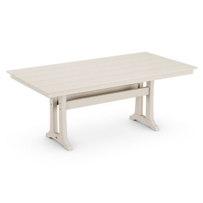 Farmhouse Trestle Outdoor Dining Table