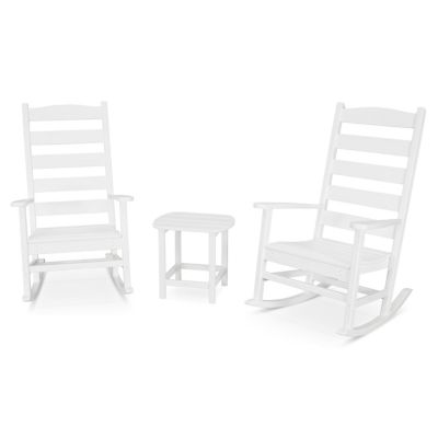 Shaker 3-Piece Porch Outdoor Rocking Chair Set