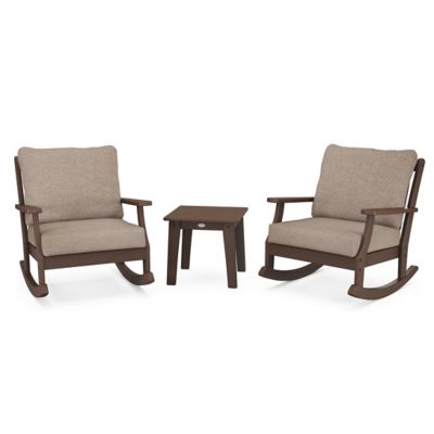 Braxton 3-Piece Outdoor Rocker Set
