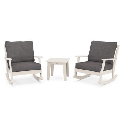 Braxton 3-Piece Outdoor Rocker Set