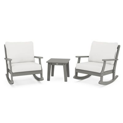Braxton 3-Piece Outdoor Rocker Set