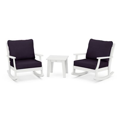Braxton 3-Piece Outdoor Rocker Set