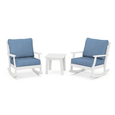 Braxton 3-Piece Outdoor Rocker Set