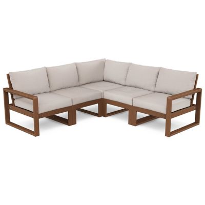 EDGE 5 Piece Outdoor Modular Deep Seating Set