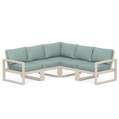 EDGE 5 Piece Outdoor Modular Deep Seating Set