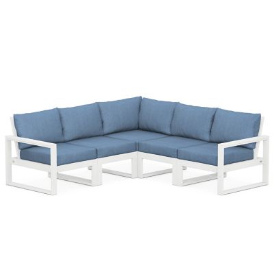 EDGE 5 Piece Outdoor Modular Deep Seating Set