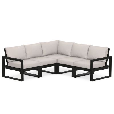 EDGE 5 Piece Outdoor Modular Deep Seating Set