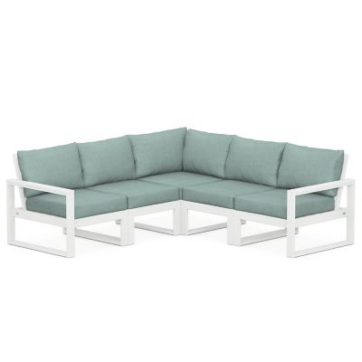 EDGE 5 Piece Outdoor Modular Deep Seating Set