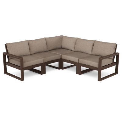 EDGE 5 Piece Outdoor Modular Deep Seating Set