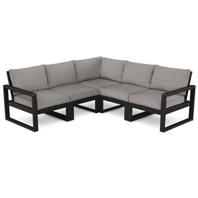 EDGE 5 Piece Outdoor Modular Deep Seating Set