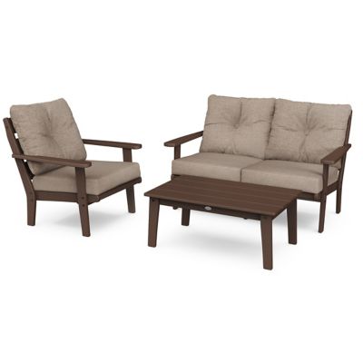 Lakeside 3-Piece Deep Outdoor Seating Set