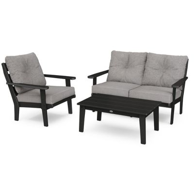 Lakeside 3-Piece Deep Outdoor Seating Set