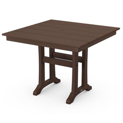 Farmhouse Trestle Outdoor Dining Table