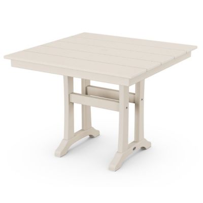 Farmhouse Trestle Outdoor Dining Table