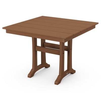 Farmhouse Trestle Outdoor Dining Table