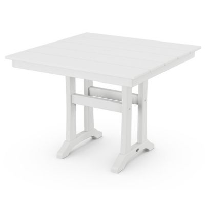 Farmhouse Trestle Outdoor Dining Table