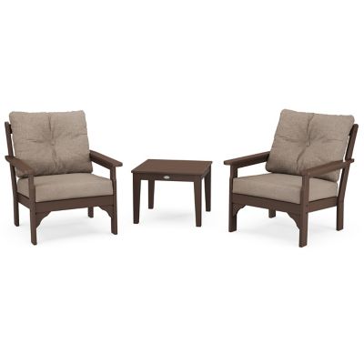 Vineyard 3-Piece Outddor Deep Seating Set