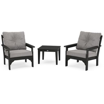 Vineyard 3-Piece Outddor Deep Seating Set