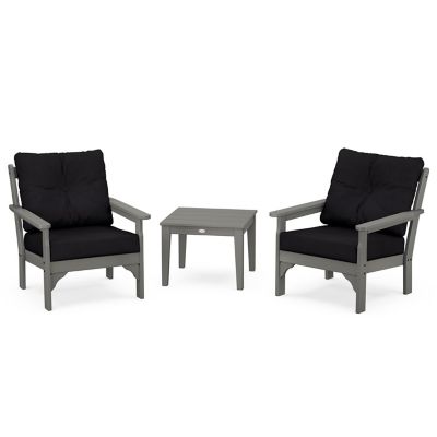 Vineyard 3-Piece Outddor Deep Seating Set
