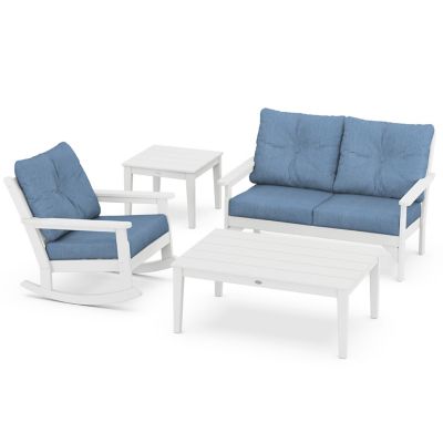 Vineyard 4-Piece Deep Seating Outdoor Rocker Set