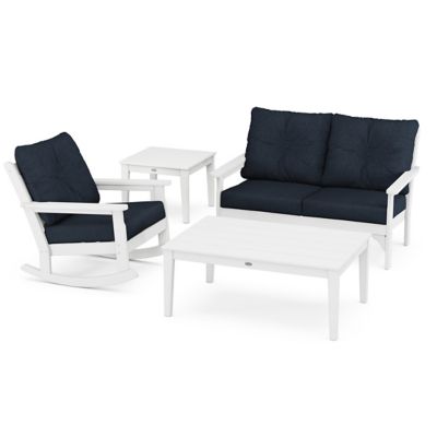 Vineyard 4-Piece Deep Seating Outdoor Rocker Set