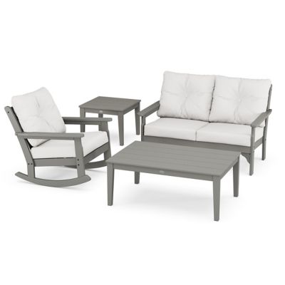 Vineyard 4-Piece Deep Seating Outdoor Rocker Set