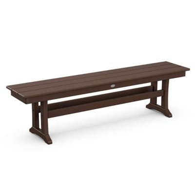 Farmhouse Trestle Outdoor Bench